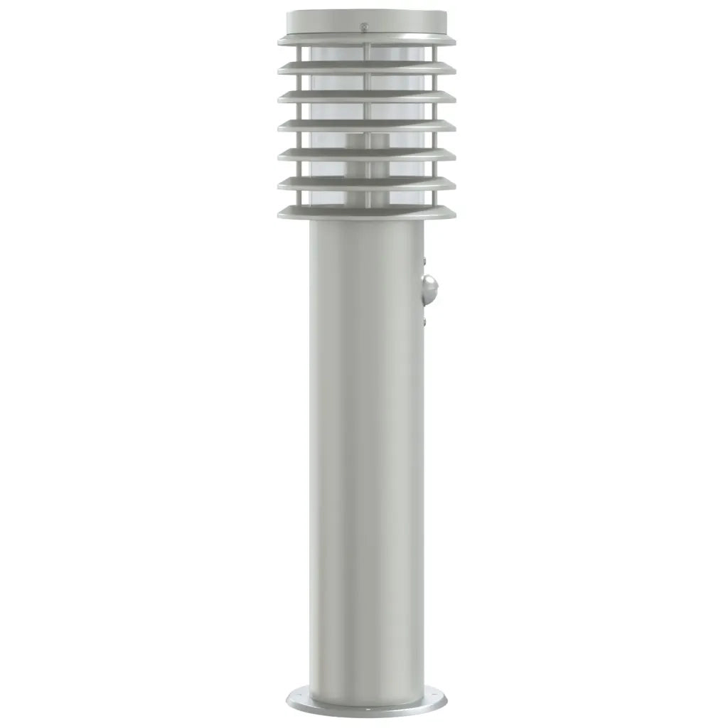 Lampade da Terra per Esterni Sensore 3 pz Argento 60 cm Acciaio CFW5104527