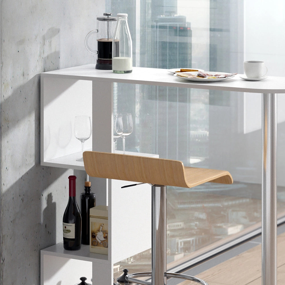 Vicco Tavolo bar alto Bianco 113 x 39.8 cm