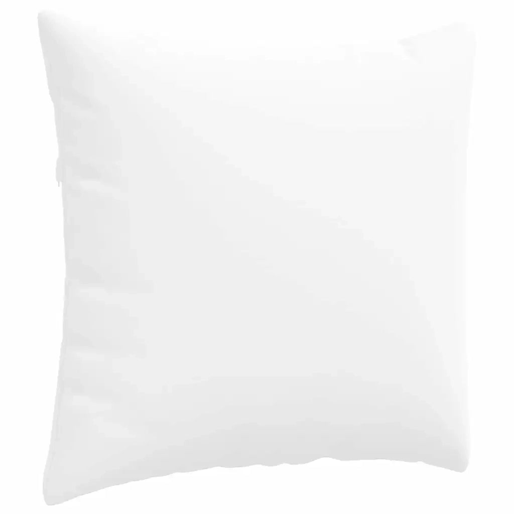 Cuscini da Divano 2 pcs Bianco 45 x 45 cm Tessuto