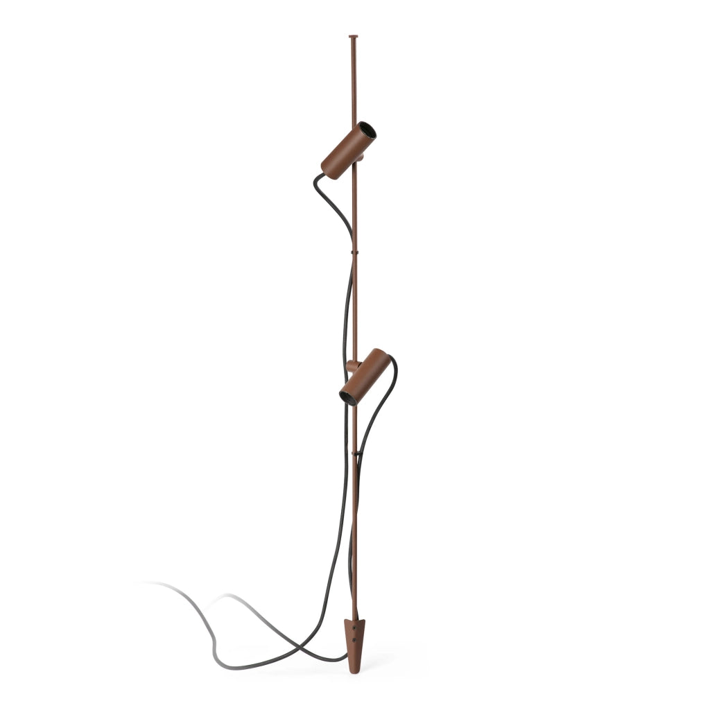 CLAP 1030 Picchetto marrone ruggine LED 2x6W 3000K 38§