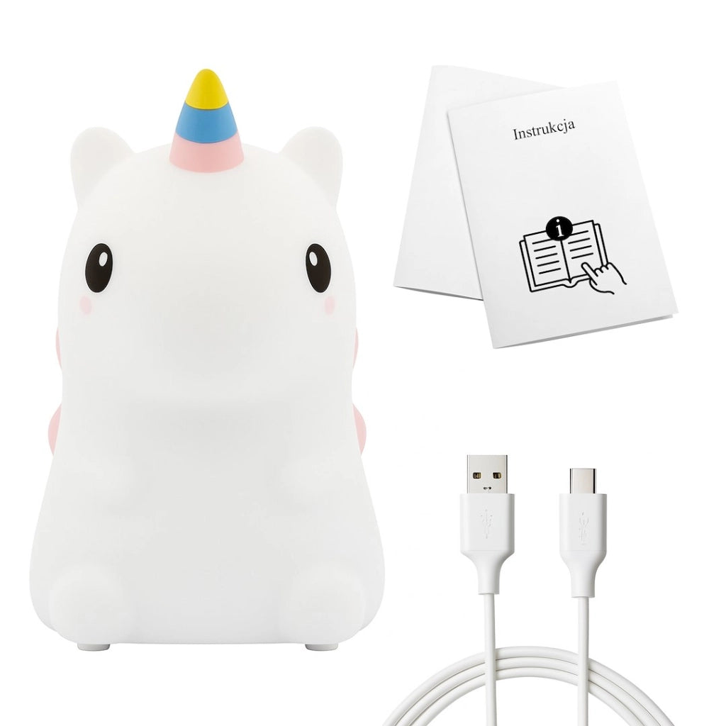 Lampada notte LED 1W RGB 3000K wireless Unicorno Milagro
