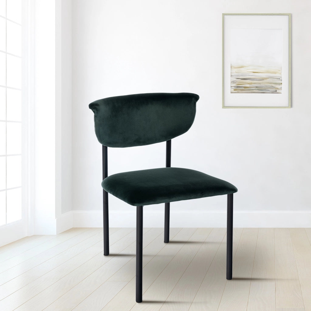 Sedia visitatore in velluto Gambell 4