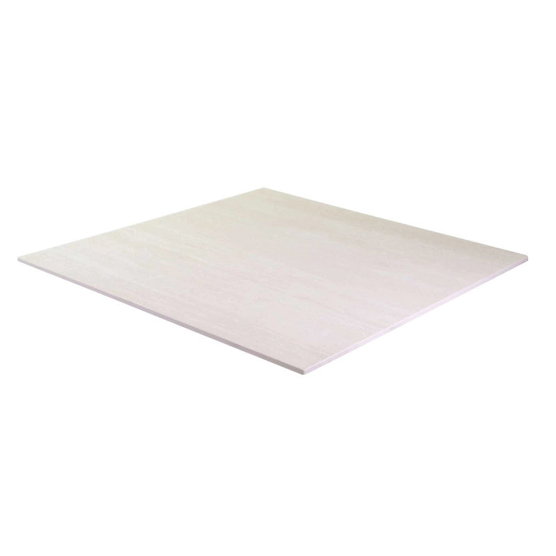 Top Tavolo Pietra Sinterizzata Travertino Opaco Quadro Cm 70x70x1,1