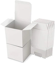 Scatole di regalo con coperchio - 15 pezzi - Scatole di cartone - Quadrata - 8 x 8 x 8 cm - Cartone bianco - Sostenibile e stile - Scatole per regali