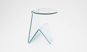 Tavolino Rettangolare in Vetro 45x40x55cm TFT Glass Trasparente