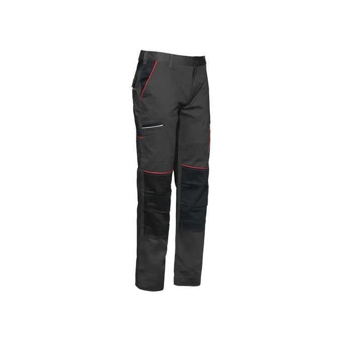 Industrial Starter 8036B Pantalone da Lavoro Stretch Tessuto Misto Elasticizzato colore Grigio