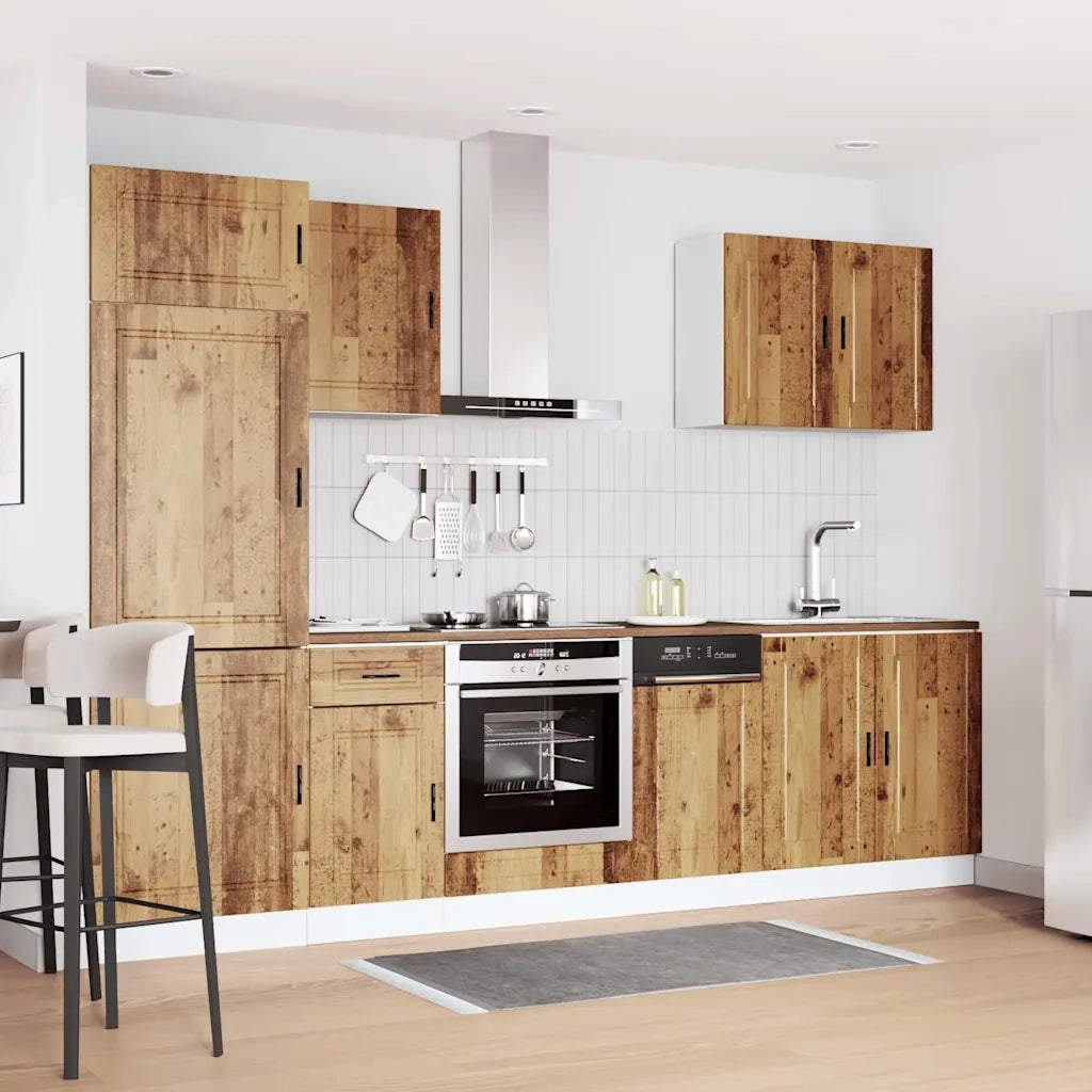 Set Mobili da Cucina 7 pz Porto Legno Vecchio in Truciolato 3314789