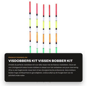 Kit di Visdobbers 5 pezzi - Leggero in Balsa - Alta Visibilità - Bobber per Pesca - Indicatore di Mordita - Attrezzatura da Pesca Professionale