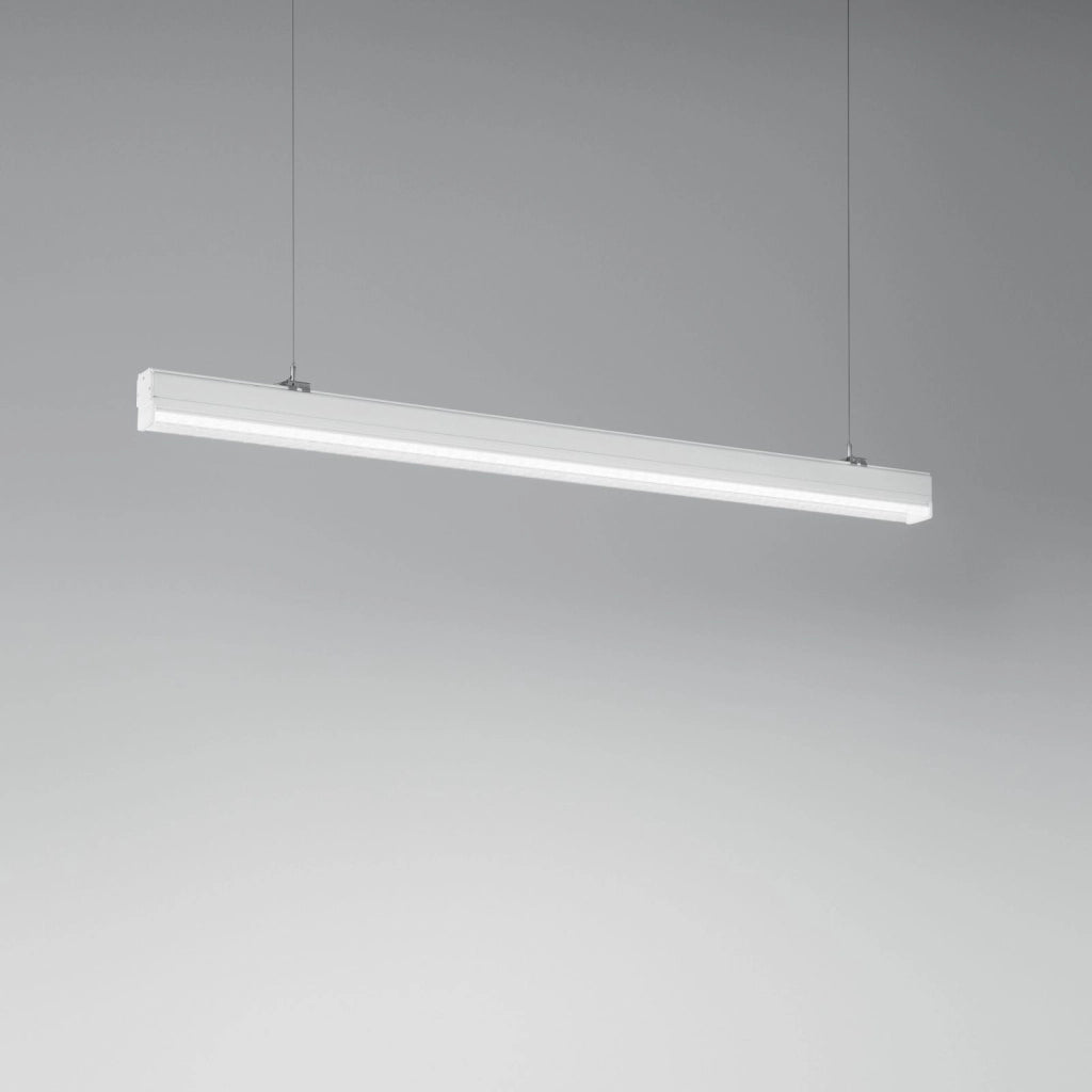 LAMPADA LED BINARIO BUSBAR BIANCA 72W 9340LM 4000K BATTERIA DI EMERGENZA 3H-4W 400LM 6,7X145,1X5,9CM
