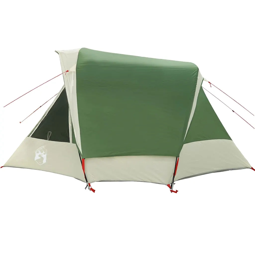 Tenda Familiare Cabina per 6 Persone Verde Impermeabile