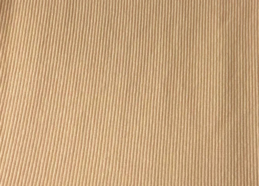 Copridivano Copriseduta Sofà Elasticizzato Tinta Unita Smile Tessuto Millerighe - Seduta 3 Posti - Cream