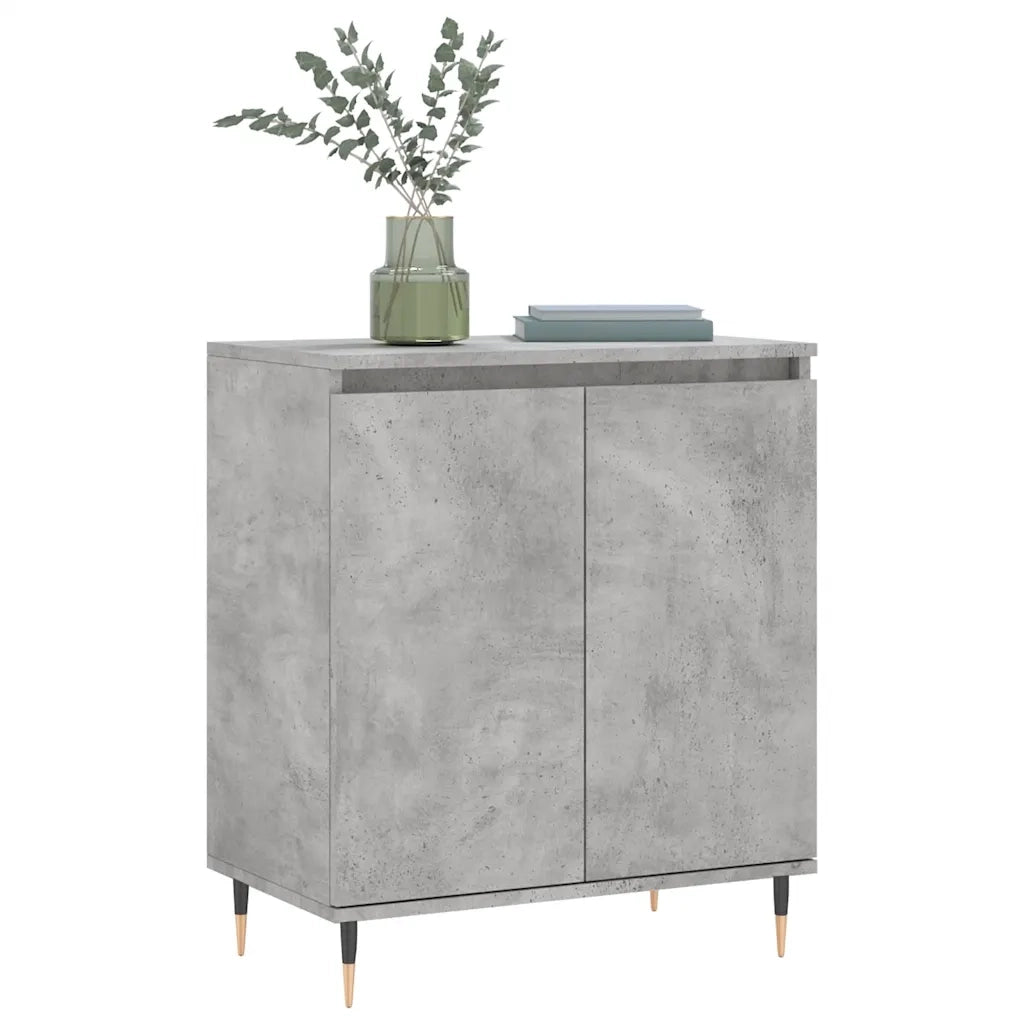 Credenza-Buffet-Armadio da cucina Grigio Cemento 60x35x70 cm in Legno Multistrato 805703