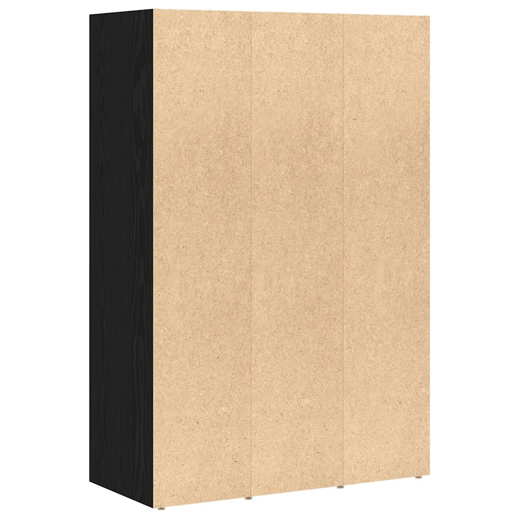 Libreria Rovere Nero 66x30x98 cm in Legno Multistrato 862420