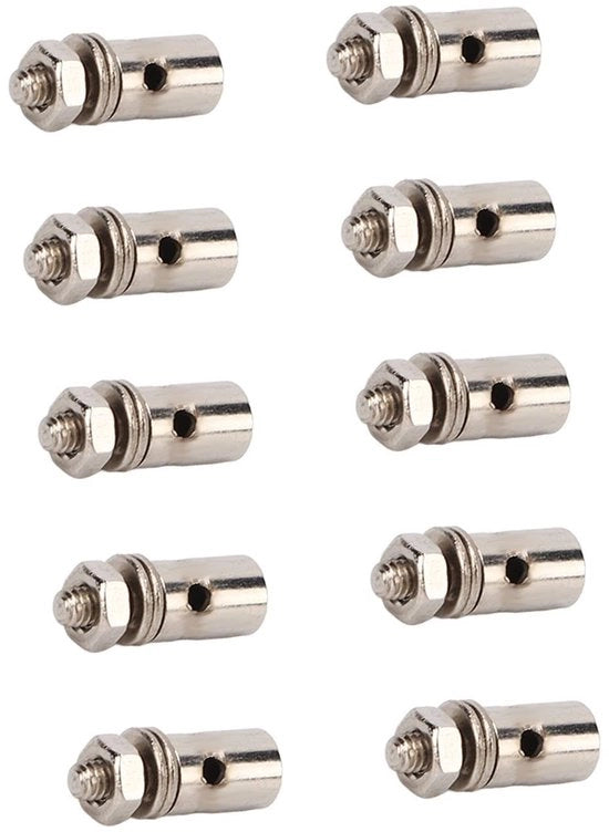 Set di Braccio Servo - 10 Pezzi - Connessione di Trasmissione Adattabile - Facile Regolazione - Progettazione Compatta - Installazione Semplice - Trasmissione Adattabile