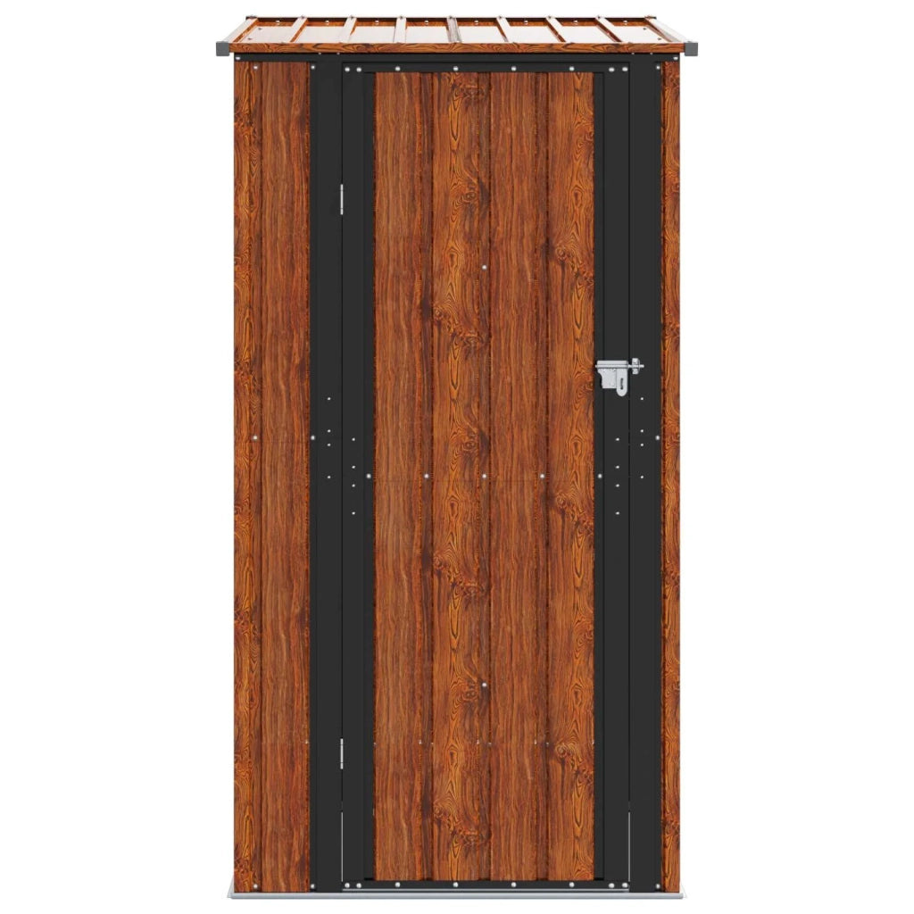 Casette da giardino Marrone 103 x 86 x 200 cm Metallo 42011296