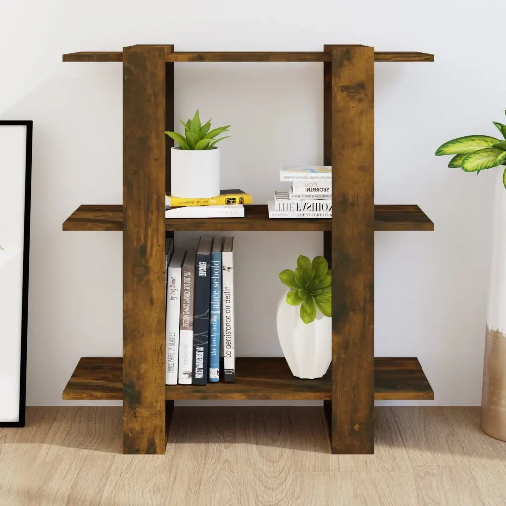 Libreria/Divisorio Rovere Fumo 80x30x87 cm 813578
