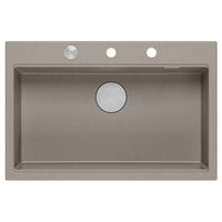 Lavello In Granito Marc 110 Workstation Beige Acciaio