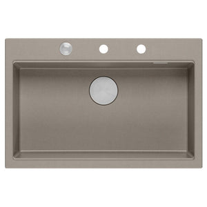 Lavello In Granito Marc 110 Workstation Beige Acciaio