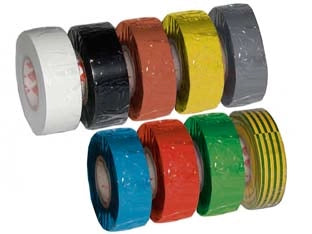 NASTRO ISOLANTE SPESSORE MM.0,13- - mm.15x10mt. colore grigio - 10 pezzi SCAPATAPES