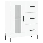 Credenza | Madia | Buffet da pranzo | Armadio da pranzo Bianca 69,5x34x90 cm in Legno Multistrato