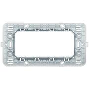 Supporto bticino 504sa per installazione serie matix a 4 moduli portafrutti
