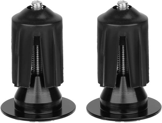 Uttensili per bicicletta - Uiteendi aluminumi - 2 pezzi - Forma universale - Diametro 22-24 mm - Solido - Materiale duraturo