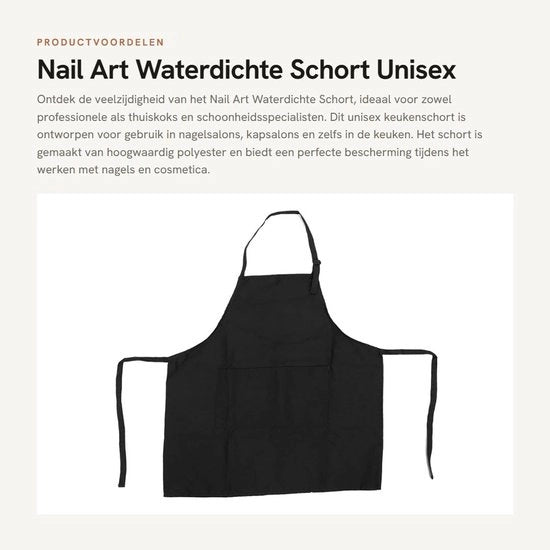 Asciugamano da cucina impermeabile - Cintura regolabile - Per parrucchiere/barbera - Per cucina/barbecue - Grande copertura - Polyester 79,5 x 65,5 cm - Asciugamano