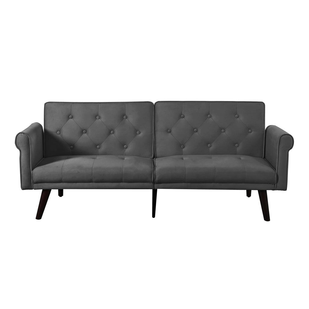 Divano Letto 2 in 1 Reclinabile ¨C MINIMAL ¨C Grigio, Multifunzionale