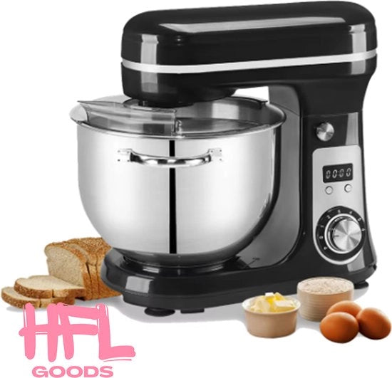 Macchina per impastare pasta da pane - 6 Litri - Argento