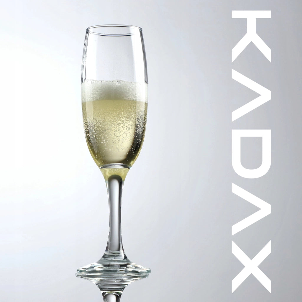 Set di 6 bicchieri da champagne/prosecco KADAX da 220 ml