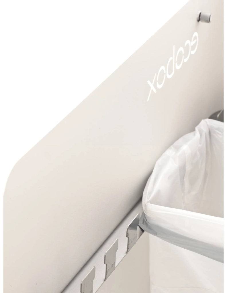 Pattumiera per raccolta differenziata con ruote, soft-close - ECOBOX 60 L