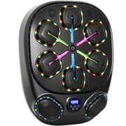 Macchina da Boxe a Parete con 9 Modalità Luci LED e Connessione Bluetooth 61x48x11 cm Nero