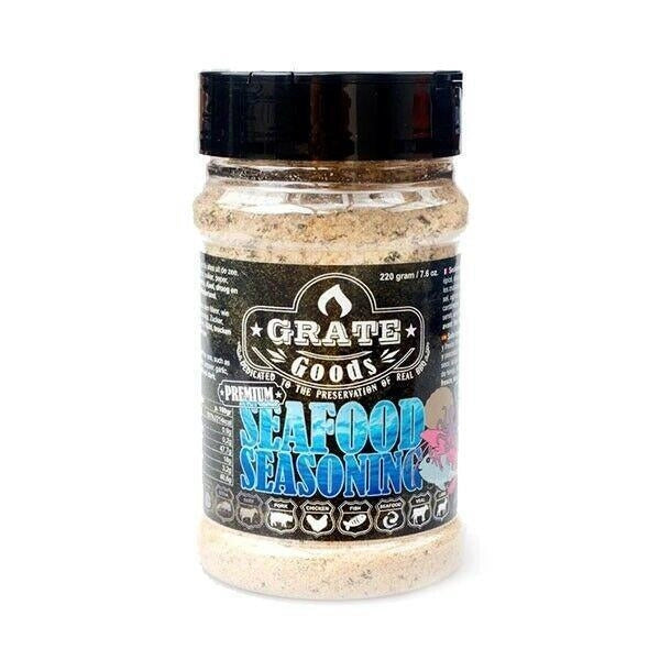 Grate Goods Seafood Seasoning Rub Spezie per Pesce e Frutti di Mare Vegano Senza Glutine 220 g