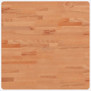 Piano per Tavolo | Superficie Tavolo | Piano Scrivania 60x60x2,5 cm Quadrato Legno Massello di Faggio