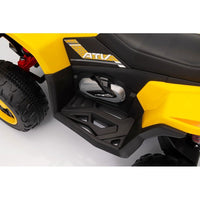 Quad Elettrico per Bambini ATV Speed 30W 6V Giallo