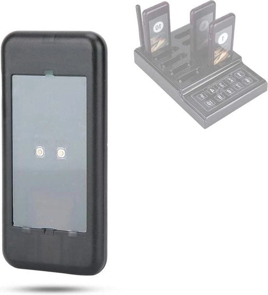 Set di ricevitori di messaggi pager a radiofrequenza per servizio al pubblico - Sistema di avviso per ristoranti e bar - Set di ricevitori per camerieri - SU-68Z SU-68G 

Modello: SU-68Z
Modello: SU-68G 

10 pezzi