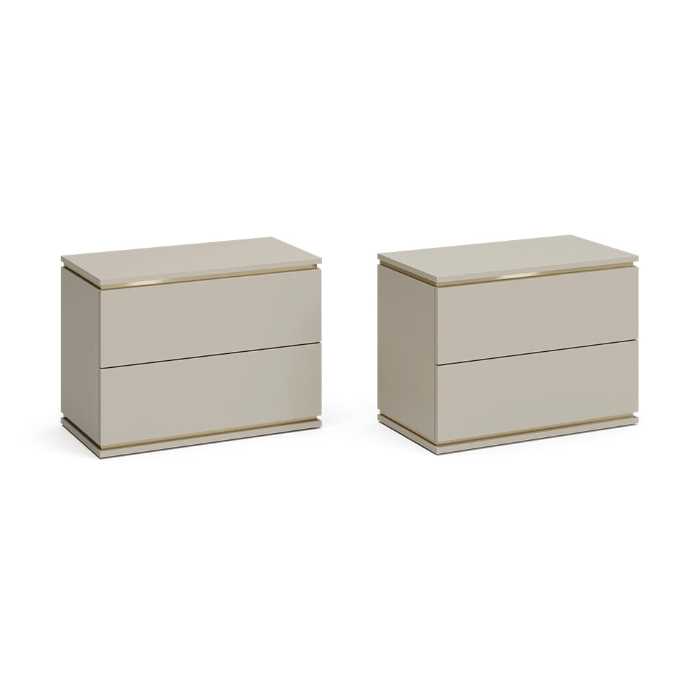 Vicco Comodino Cachemire Set di 2
