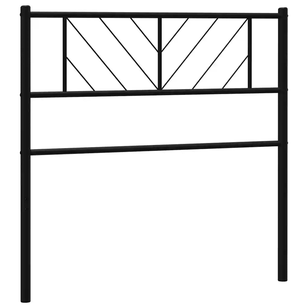 Testiera di Ricambio in Metallo Nero 75 cm 372205