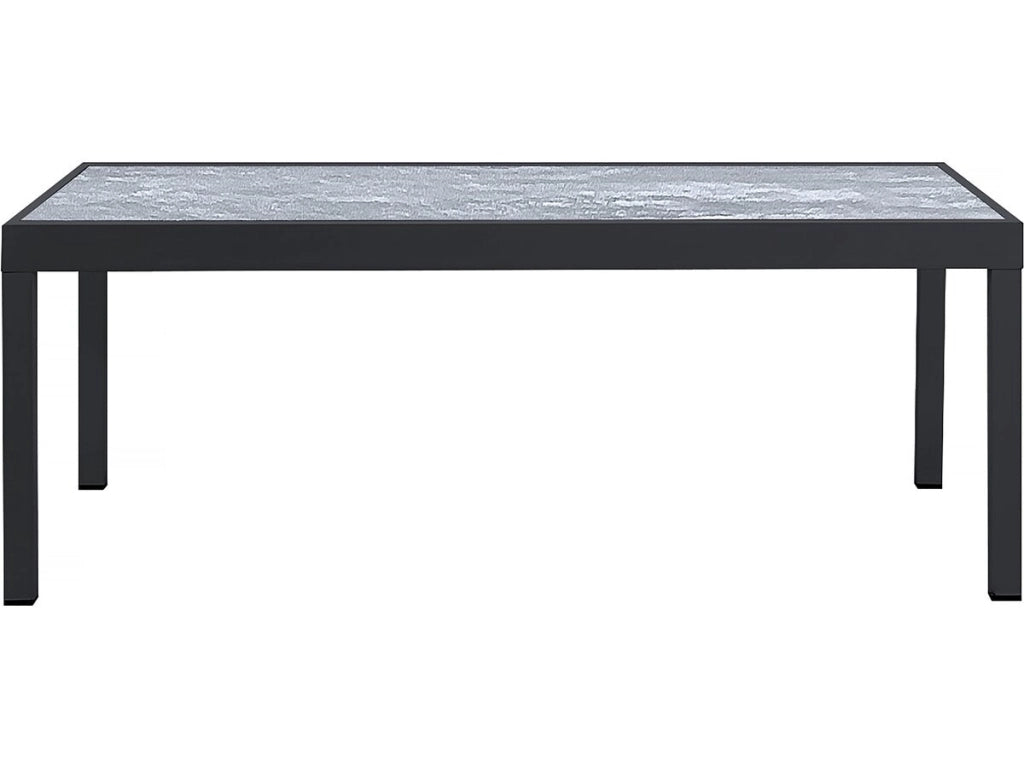 Tavolo e sedie da giardino allungabili in alluminio "Lagos" - 200/320 x 105 x 76 cm - Taupe - Posti a sedere 10