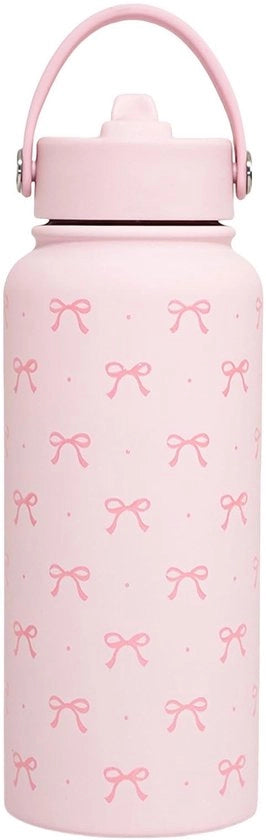 Ottima flaconcino da 32 oz in acciaio inossidabile - Imbevibile - Resistente all'urto - Ideale per sport e camminate - Design elegante