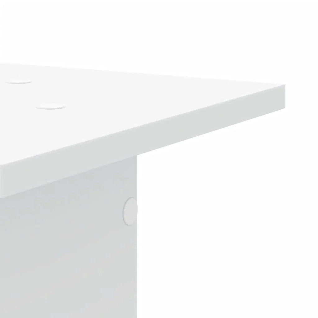 Portavasi mobili per fiori set da 2 30 x 30 x 80 cm legno ingegnerizzato bianco 02_0045281