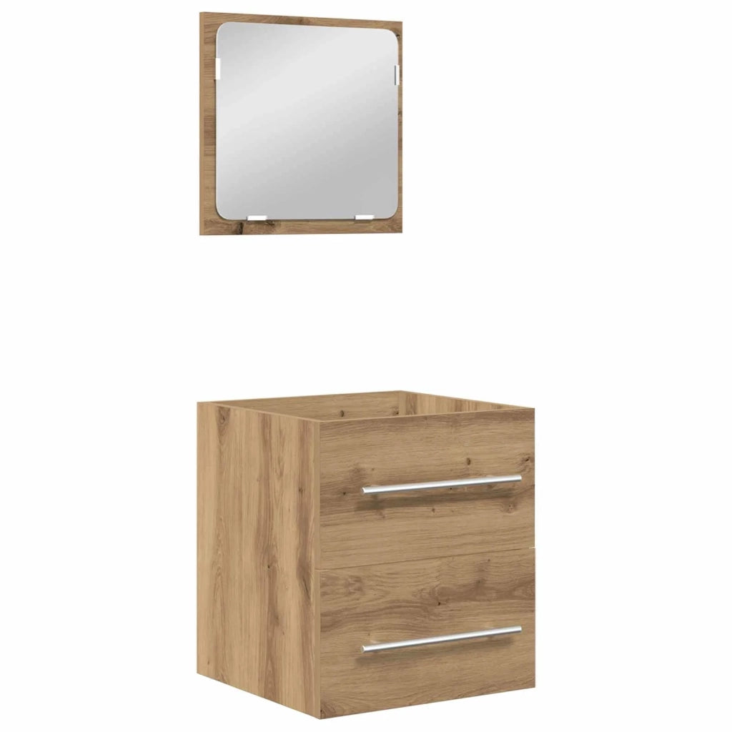 Set di mobili per il bagno 2 pcs Rovere artigianale 3393509