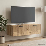 Mobile Porta TV da Muro Rovere Artigianale 98 x 41 x 30 cm 899044