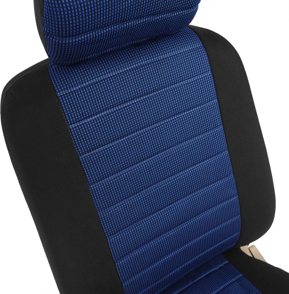 Coprisedili Auto 7 Posti per Pkw, Van Seat Cover Protezioni Universali per Macchina Tessuto Poliestere Blu