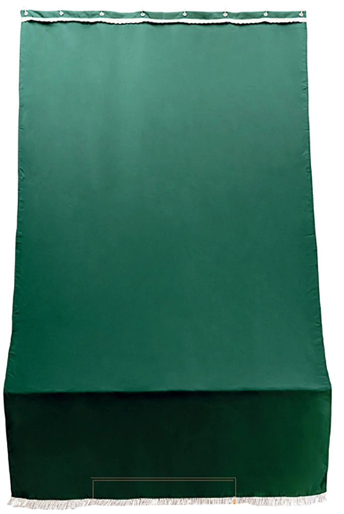 Tenda da Sole per Sormonto 140x300 cm in Poliestere con Anelli Ranieri Verde