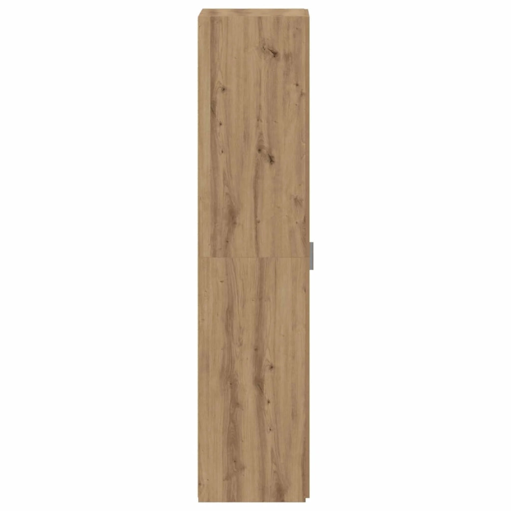 Credenza 2 pz | Madia | Buffet da pranzo | Armadio da pranzo Rovere artigianale 50 x 42,5 x 185 cm