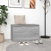 Panca da ingresso-Sgabello-Panca da Corridoio 80x40x45 cm Grigio Sonoma Legno Multistrato