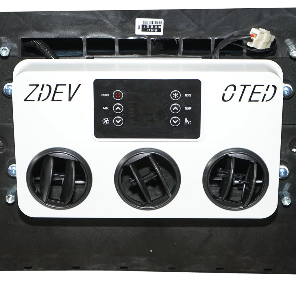 Climatizzatore fisso per macchinari industriali AC universale 12V 1800W con telecomando – Condizionatore d'Aria Climatizzatore Adatto Camion Autobus Camper Caravan