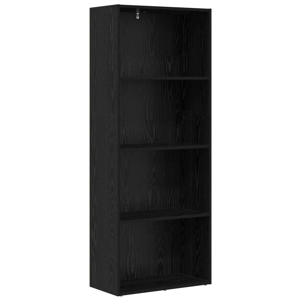 Scaffale Autoportante Rovere Nero 60 x 30 x 151,5 cm 8003715