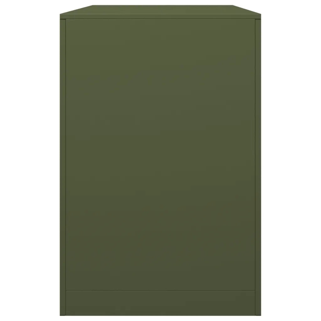 Rastrelliera per Legna da Ardere-Portalegna Verde 100x40x60 cm in Acciaio